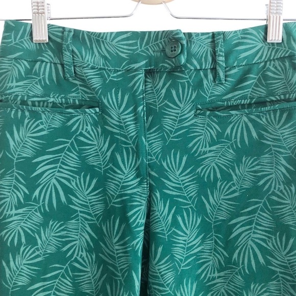 Betabrand Cabana Leaf Print Yoga Dress Pant Crops XSP - Picture 13 of 15